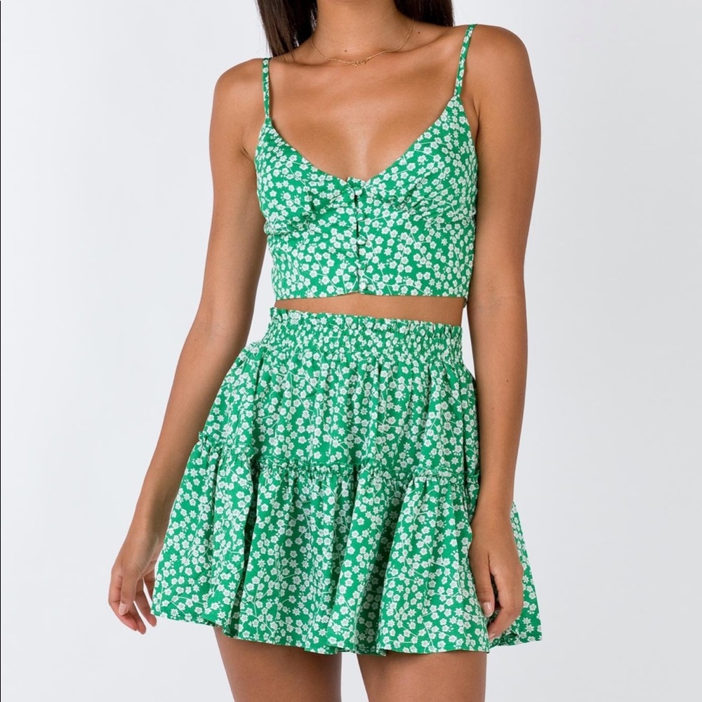 Princess Polly Shah Set in green